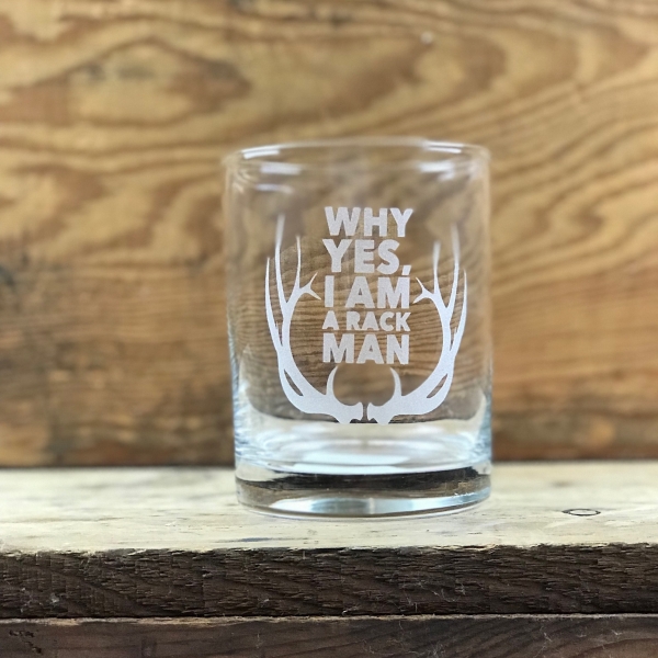Whiskey Old Fashioned Glass // Rack Man