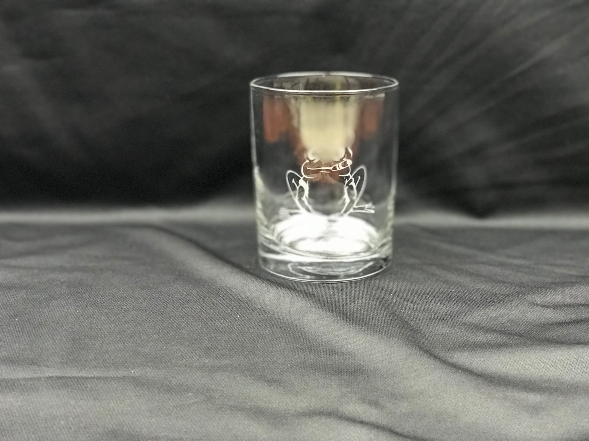 Frog Smoking / Whiskey Old Fashioned Glass / Personalized Rocks Glass ...